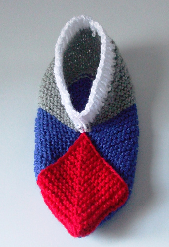 Modular Slippers with Ribbed Cuff