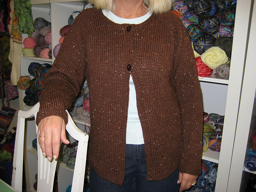 # 9725 Hals-ned Cardigan for kvinner - byldamrellFlickr
