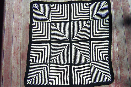 Mitered Baby Blanket