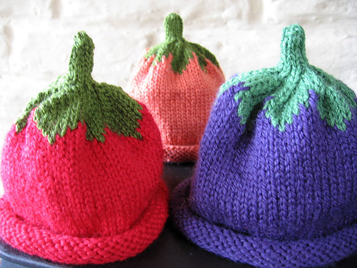 eat your vegies baby hat