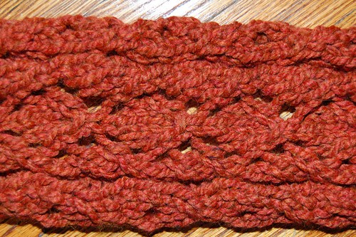 Twisted Diamond Mini Scarf