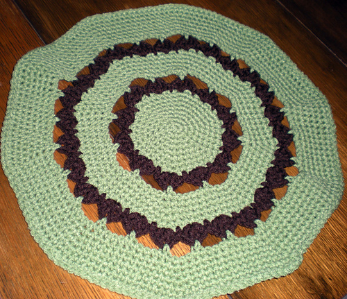 Shell Stripe Placemat & Glass Holders