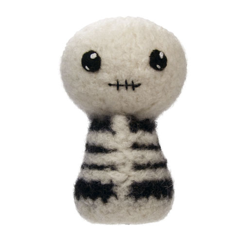 Felted Knit Skeleton