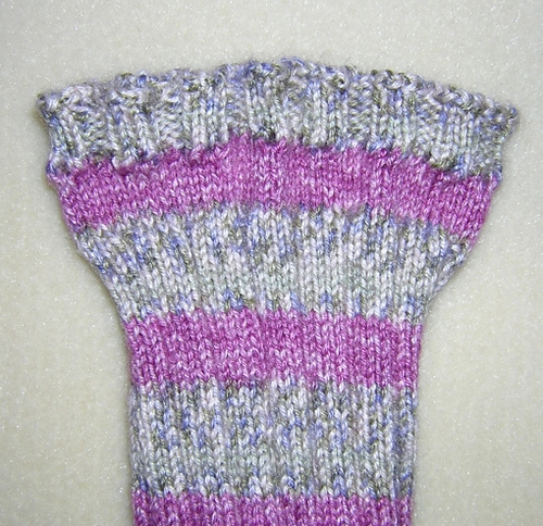 Picot Hem for Toe Up Socks photo 2