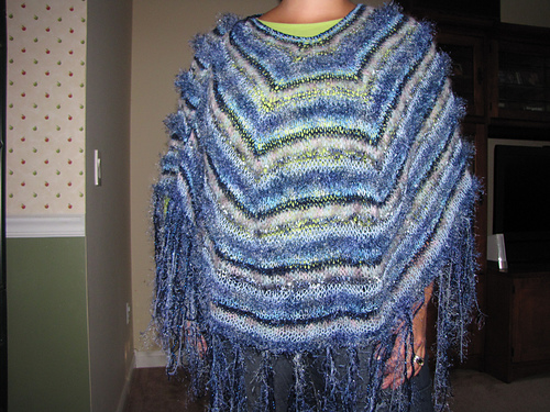 #11 Striped Poncho