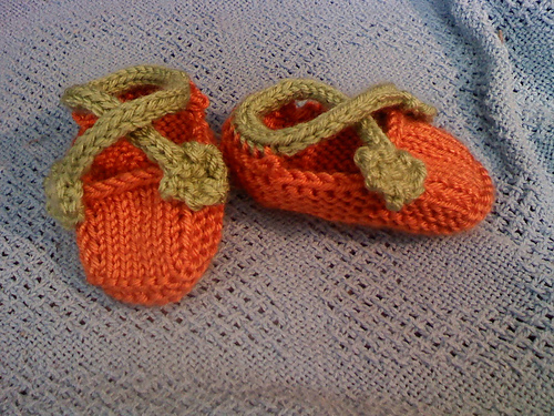 Pumpkin Vine Booties
