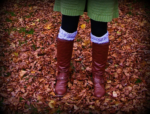 Corded Rib Leg Warmers