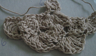 Ravelry: Cockle Shell Stitch No. 2 pattern by A.M.