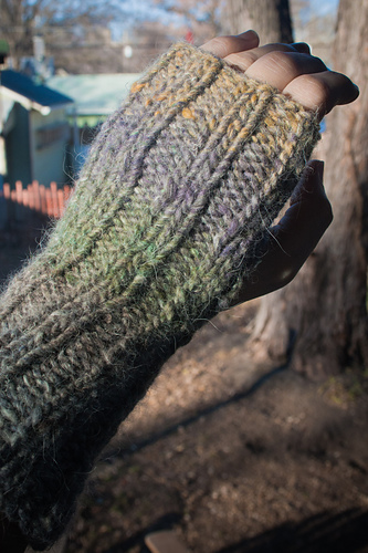 Mrs. Johnson's Birthday Wristwarmers