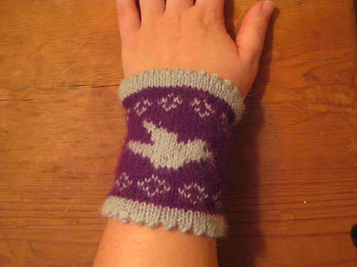 Flying home to nest wristee-cuffs