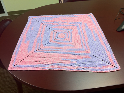 Pink-Purple Baby Blanket
