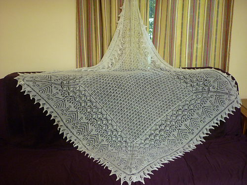 Butterflies Shetland Shawl photo 2