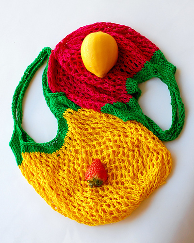 Lemon and Strawberry Bag Market Duo