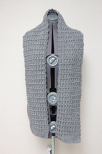 Reversible Ribs and Ridges Scarf