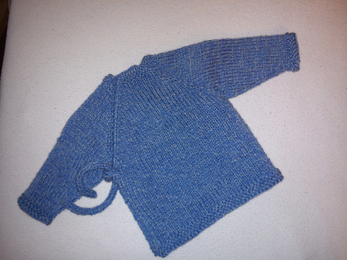 Seamless Baby Sweater and Hat