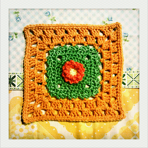 Flower Trellis Square