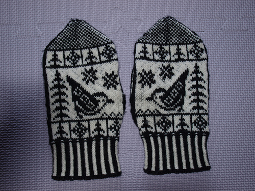 Nuthatch Mittens