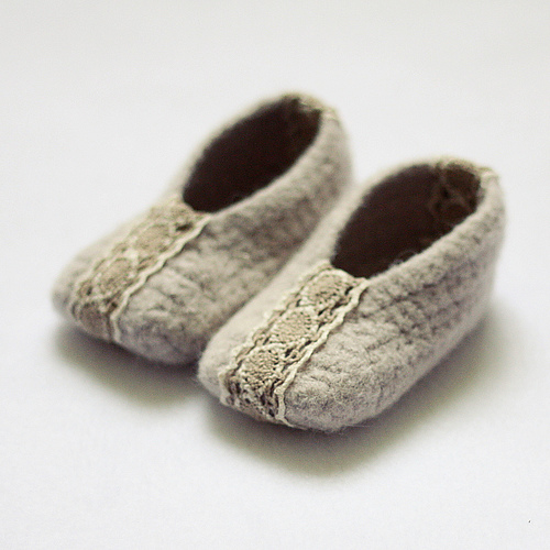 Felted Ballet Flats (baby - toddler sizes)
