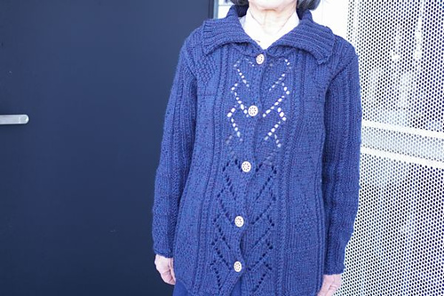 p.027 Guernsey Cardigan Jacket