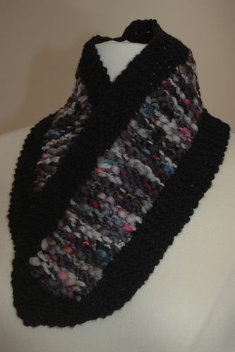 Smoke Intarsia Scarf