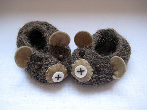 Les chaussons "oursons"