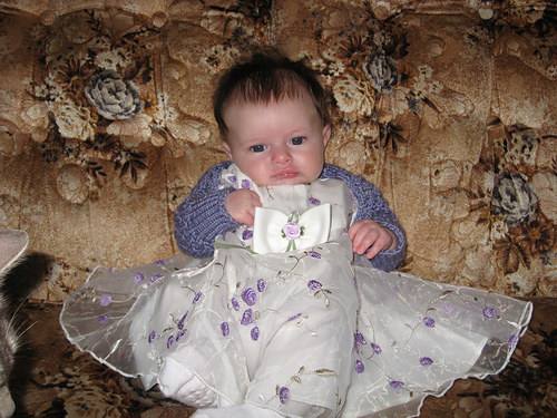 merino-silk shrug for baby