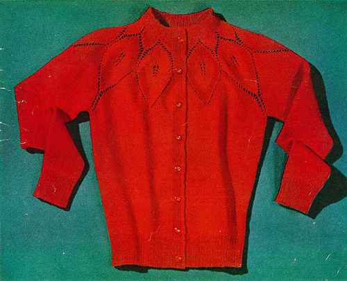 Petal Yoke Cardigan