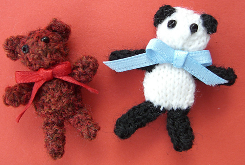 Doll's House Teddy and Panda