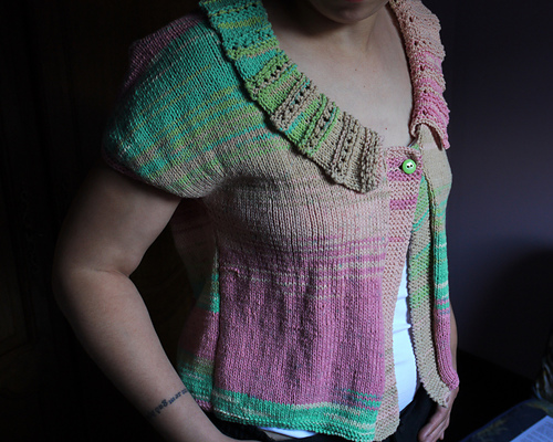 Cardigan with Collar 9423
