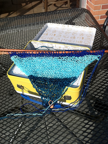 bias shawl