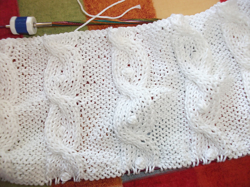 White Hot Cable Vest