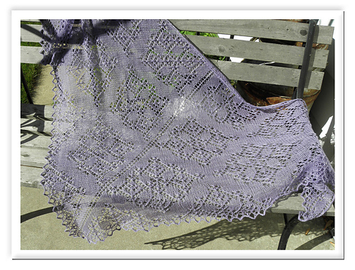 Tanzanite Shawl