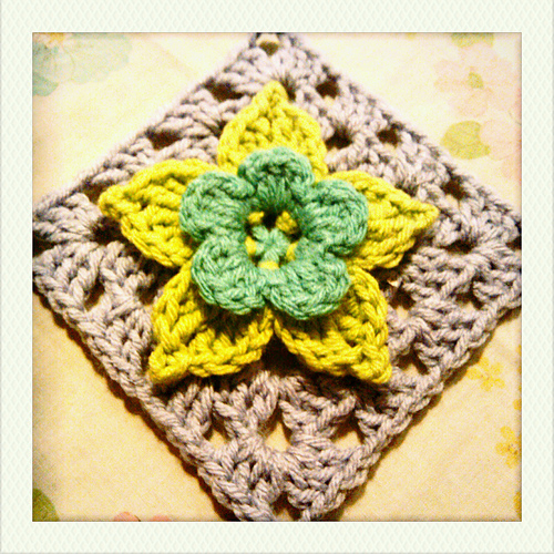 Picot flower Purse photo 2