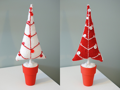 Button Tree Pattern Ravelry: Potted Button Trees pattern by Kathy Lewinski