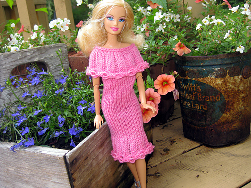 Doll's Orange Dress