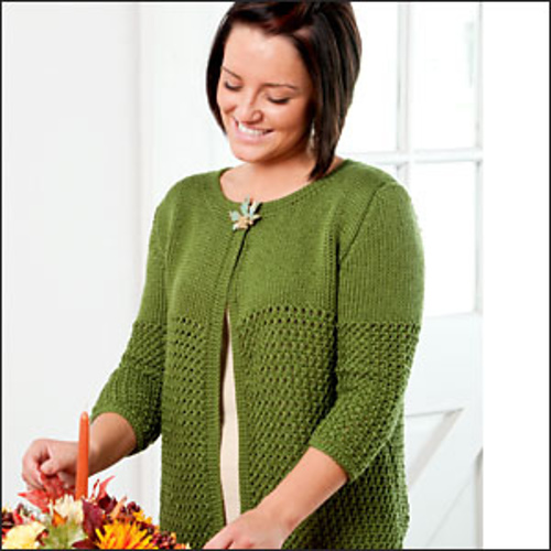 Tunisian Lace Cardigan