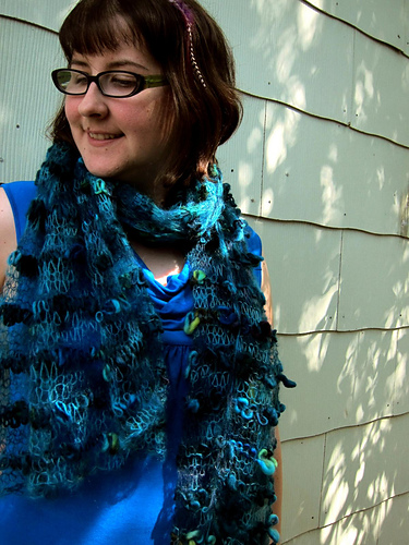 Fiesta Scribble Shawl