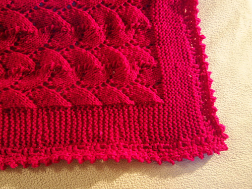 Lacy Wool Cover for Baby's Cot or Carriage
