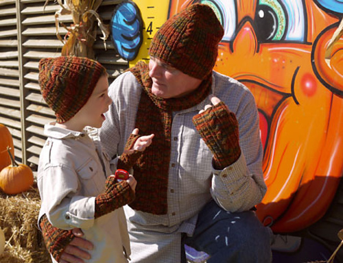 Oktober Zest Fingerless Mitts