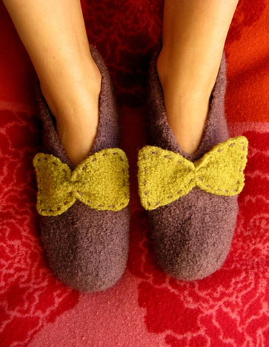 Rusetilla! Felted Slippers