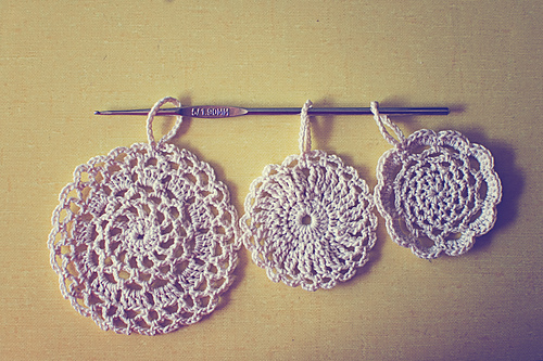 Doily Flake Ornaments photo 1