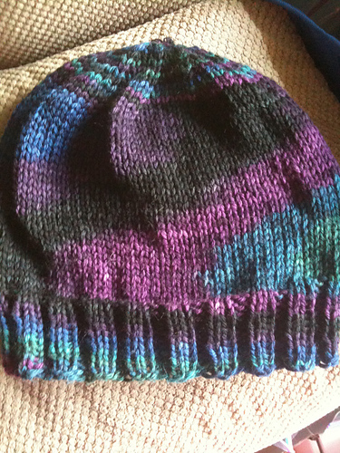 Simple 2x2 Rib Trim Hat