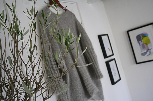 Tværstrikket Poncho