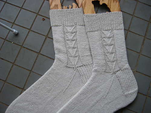 Plain Foot: Flying V Socks