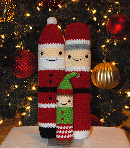 Santa, Mrs Claus, & Elf