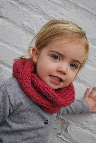 Children's Quick Knitted Cabled Cowl