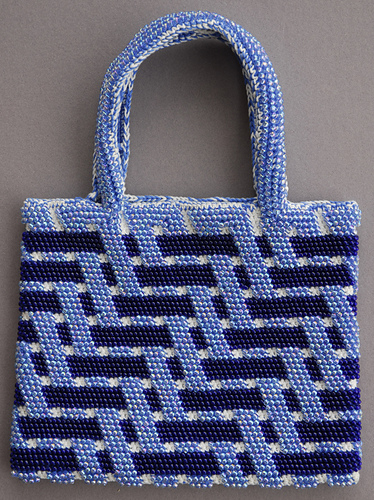 Beaded Tapestry Crochet Bag