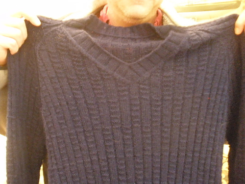 V-Neck Raglan Sweater