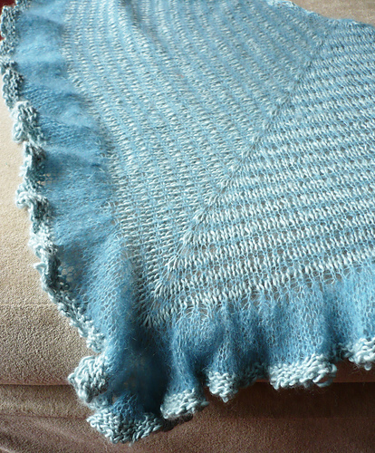 Cadbury Ruffle Shawl photo 2