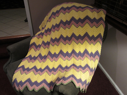 Zig Zag Blanket (crochet)